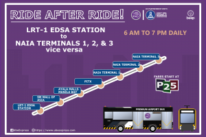 LRT-1 partners with P2P bus service for NAIA, PITX connection