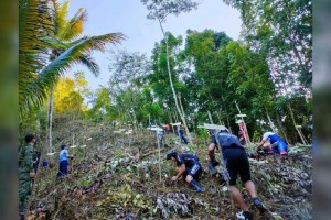Butuan cops go green through ‘Bike and Plant’ program