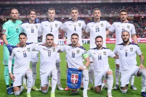 Serbia football team donates bonus for treatment of sick children