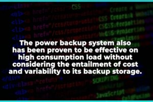 DOST agency develops power backup system