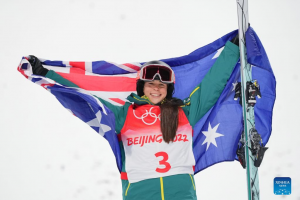 Anthony makes history for Australia in women's moguls