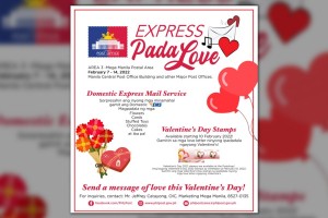Post Office “Express Pada-LOVE” launches on Valentine’s Day