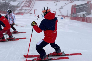 Miller out in giant slalom