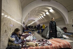 'Can't lose faith': Ukrainians cling to hope in Kyiv's subway
