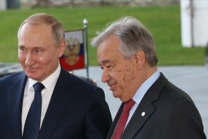 UN chief to visit Moscow April 26, will meet Putin