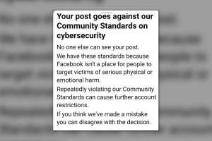 Explain flagging, removal of gov't posts, senator tells Facebook