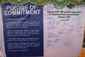 OPAPRU, AFP, MILF sign pact to ensure peaceful, honest 2022 polls