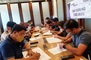 Cebu power utility firm, workers' union sign 5-year CBA