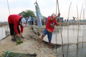 BFAR helps rehabilitate Marilao river thru mangrove planting