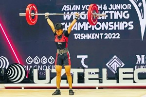 Colonia wins 2 golds in Asian Youth weightlifting