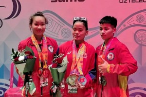 Ramos bags 4 golds in Asian Weightlifting Championships