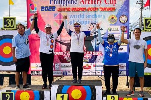 Robles wins 2 golds in 3rd leg of Philippine Archery Cup