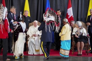 Pope makes history, apologizes for Catholic abuse to Canada's IPs