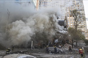 Russian drone strikes hit Ukraine's capital Kyiv