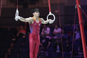 Gymnast Yulo makes 4 finals events in Worlds