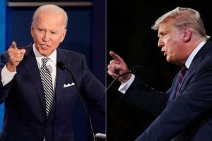 Trump challenges Biden to debate