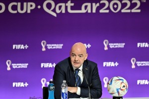 FIFA president defends Qatar; hits Western ‘hypocrisy’