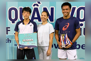 Philippine Tennis Academy ward wins doubles title in Vietnam