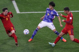 Japan beat Spain 2-1 in Group E, Germany eliminated