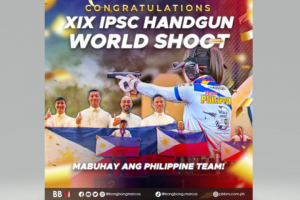 Marcos lauds PH team for victories in IPSC World Shoot