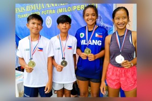 PH junior team triumphs in Malaysia tennis tourney