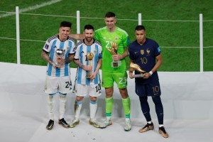 Messi makes Golden Ball history