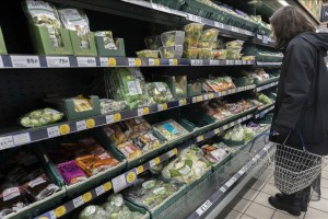 UK food prices rose at record rate in December, hitting 13.3%