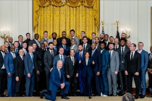 Golden State Warriors return to White House as NBA champs