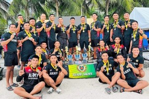 Army rules 4th leg of PH Dragon Boat Federation Regatta