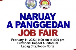 Ilocos Norte job fair to offer 3K vacancies on Feb. 11