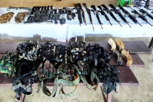 Army recovers 10 NPA firearms, ammo in Surigao Sur