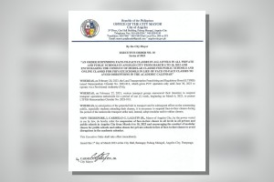 Angeles City suspends face-to-face classes on March 6-10