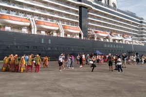 Cruise ship with 1.8K passengers docks in Puerto Princesa