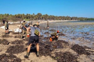 Antique island town under state of calamity due to oil spill