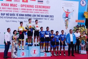 PH cycling team makes podium in Biwase Cup 2023 Stage 1