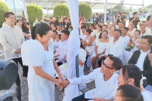 First lady shares marriage tips; couples win P2M in mass wedding