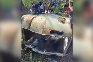 Couple dies after tricycle burst into flames in N. Cotabato