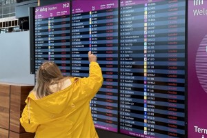 Strikes at German airports ground hundreds of flights