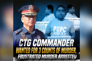 NPA leader wanted for murder arrested in Surigao Sur