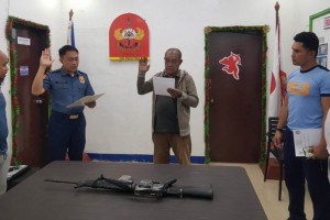 Private armed group leader surrenders in Tawi-Tawi