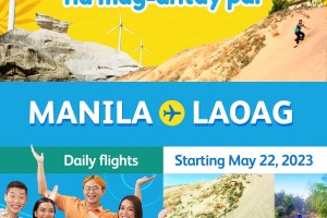 Cebu Pacific resumes daily Manila-Laoag flights starting May 22