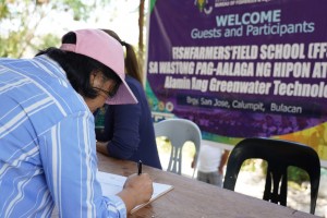 Bulacan fish farmers learn green water tech for shrimp, tilapia