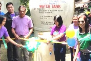 ARBs, students get potable water facilities in north Negros