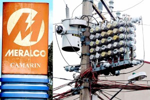 Meralco rates up in October