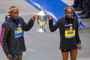 Kenyans dominate Boston Marathon