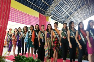 Miss Earth-PH hopefuls promote Antique ‘patadyong’, destinations