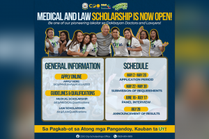 CDO rolls out online app for law, med school scholarships