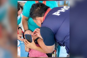 Antique kicks off immunization drive vs. measles, polio