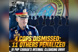 4 cops axed as PRO-13 intensifies internal cleansing