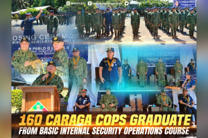 Newly trained cops to boost anti-insurgency drive in Caraga